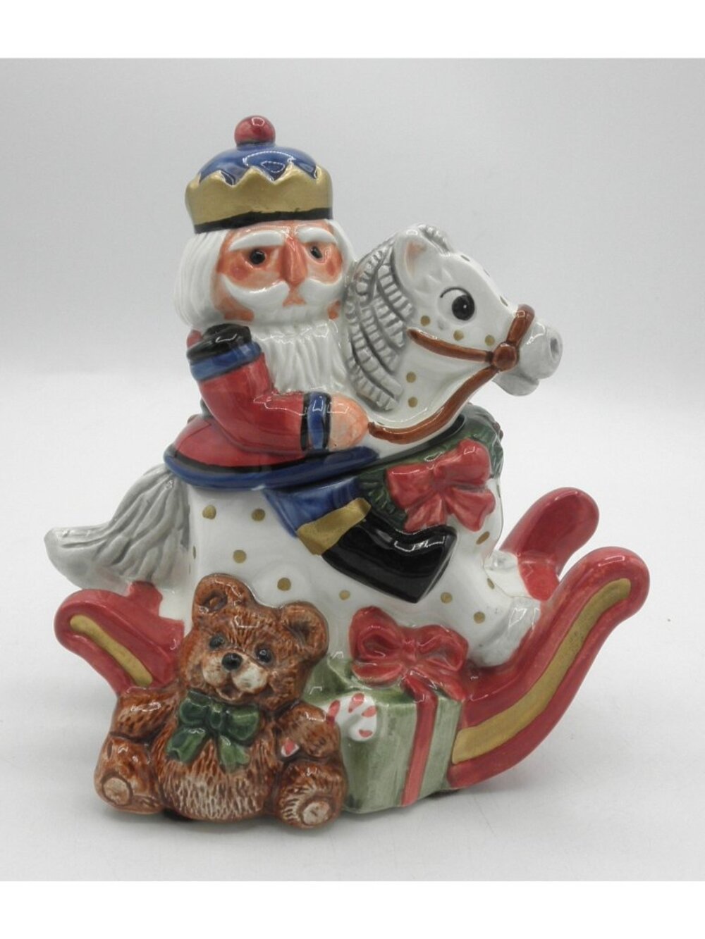 Nutcracker Sweets by Fitz & Floyd Covered Sugar Bowl Pattern Code FITNUS
